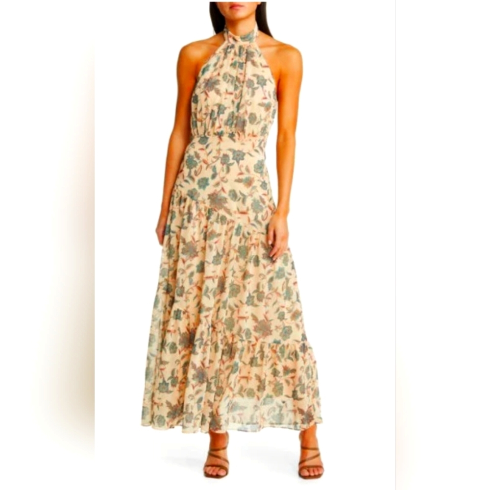 Chelsea 28 XXL Floral Halter Neck Dress